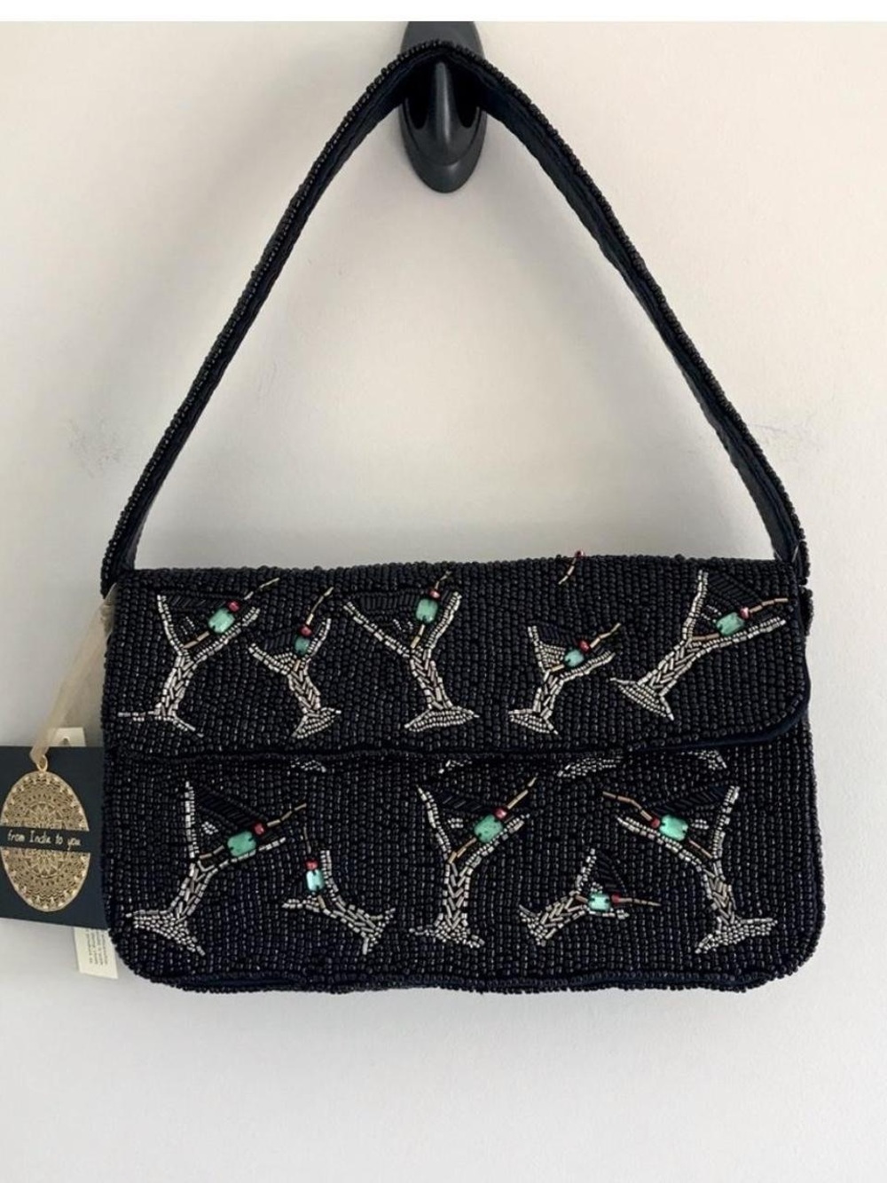 NWT Dirty Martini Beaded Bag